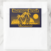 Sticker Rectangulaire Rosemary Beach Floride (Sac)