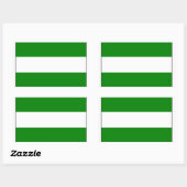 Sticker Rectangulaire Rotterdam Pays-Bas (Feuille)