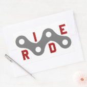 Sticker Rectangulaire Roue (chaîne) (Enveloppe)