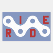 Sticker Rectangulaire Roue (chaîne) (Devant)