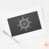 Sticker Rectangulaire Roue en fibre de carbone (Enveloppe)