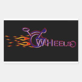 Sticker Rectangulaire Roues (Devant)