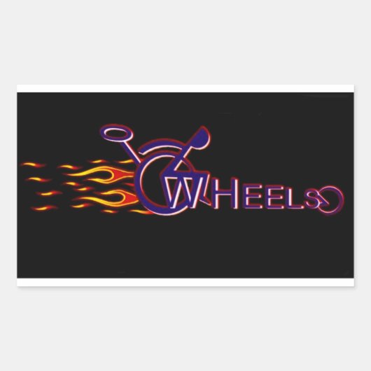 Sticker Rectangulaire Roues (Devant)