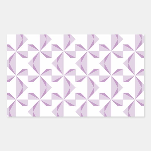 Sticker Rectangulaire Roues pourpres (Devant)
