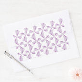 Sticker Rectangulaire Roues pourpres (Enveloppe)