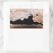 Sticker Rectangulaire Rouille texturée (Sac)