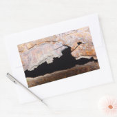 Sticker Rectangulaire Rouille texturée (Enveloppe)