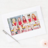 Sticker Rectangulaire Roulette russe Roulette rouge (Enveloppe)