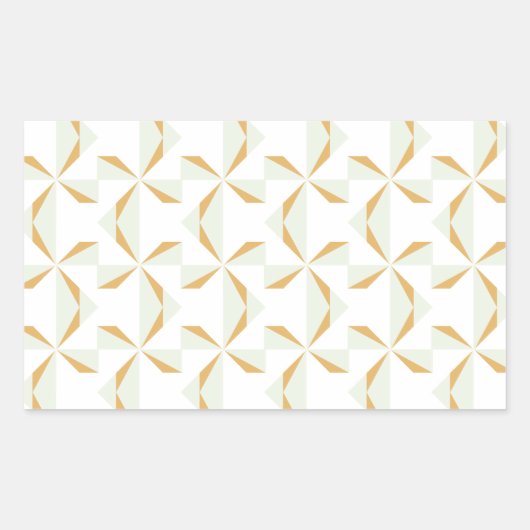 Sticker Rectangulaire Roulettes en argent et en or (Devant)