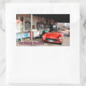 Sticker Rectangulaire Route66 Hackberry (Sac)