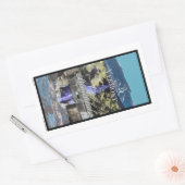 Sticker Rectangulaire Route 100, Vermont (Enveloppe)