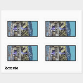 Sticker Rectangulaire Route 100, Vermont (Feuille)