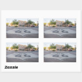 Sticker Rectangulaire Route 66 Winslow Arizona (Feuille)