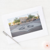 Sticker Rectangulaire Route 66 Winslow Arizona (Enveloppe)