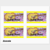 Sticker Rectangulaire Route de la Guitare (Feuille)