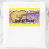 Sticker Rectangulaire Route de la Guitare (Sac)