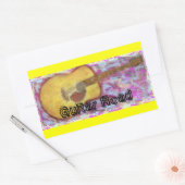Sticker Rectangulaire Route de la Guitare (Enveloppe)
