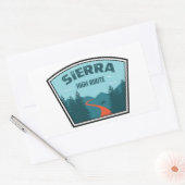 Sticker Rectangulaire Route de la Sierra (Enveloppe)