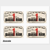 Sticker Rectangulaire Royal Mail Steam Packet Co (Feuille)