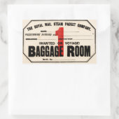 Sticker Rectangulaire Royal Mail Steam Packet Co (Sac)