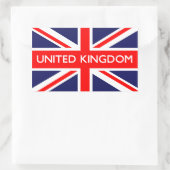 Sticker Rectangulaire Royaume-Uni - Drapeau britannique (Sac)