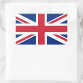 Sticker Rectangulaire Royaume-Uni Union Jack Drapeau des colonies britan (Sac)
