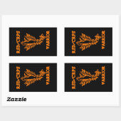 Sticker Rectangulaire RSD/CRPS WARRIOR phoenix (Feuille)