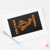 Sticker Rectangulaire RSD/CRPS WARRIOR phoenix (Enveloppe)