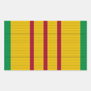 Sticker Rectangulaire Ruban de la médaille du service au Vietnam