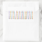 Sticker Rectangulaire Ruban d'Oboes (Sac)