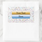 Sticker Rectangulaire Rubrique de lettre (Sac)