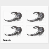 Sticker Rectangulaire Rudder (Feuille)