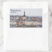 Sticker Rectangulaire Rüdesheim Allemagne (Sac)