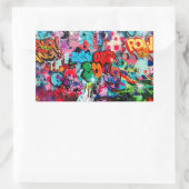 Sticker Rectangulaire rue graffiti (Sac)
