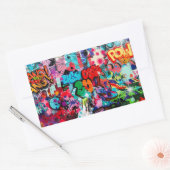 Sticker Rectangulaire rue graffiti (Enveloppe)