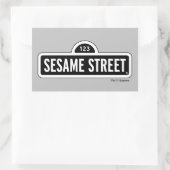 Sticker Rectangulaire Rue Sésame | Logo B&W (Sac)