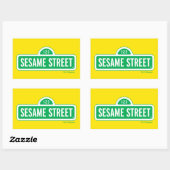 Sticker Rectangulaire Rue Sésame | Logo vert (Feuille)