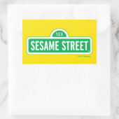 Sticker Rectangulaire Rue Sésame | Logo vert (Sac)
