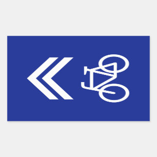 Sticker Rectangulaire Ruelle de vélo