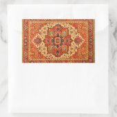 STICKER RECTANGULAIRE RUG PERSIEN CLASSIQUE (Sac)