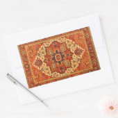 STICKER RECTANGULAIRE RUG PERSIEN CLASSIQUE (Enveloppe)