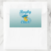 Sticker Rectangulaire Rugby Chick #3 (Sac)
