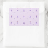 Sticker Rectangulaire Runes de la Fée Lavande (Sac)