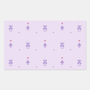 Sticker Rectangulaire Runes de la Fée Lavande