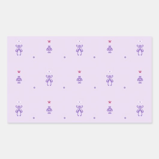 Sticker Rectangulaire Runes de la Fée Lavande (Devant)