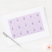 Sticker Rectangulaire Runes de la Fée Lavande (Enveloppe)