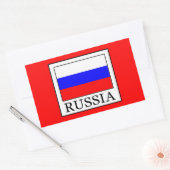Sticker Rectangulaire Russie (Enveloppe)