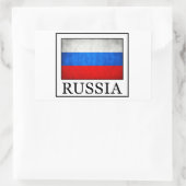 Sticker Rectangulaire Russie (Sac)