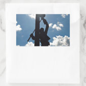 Sticker Rectangulaire Rusty the Lineman (Sac)