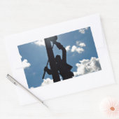 Sticker Rectangulaire Rusty the Lineman (Enveloppe)